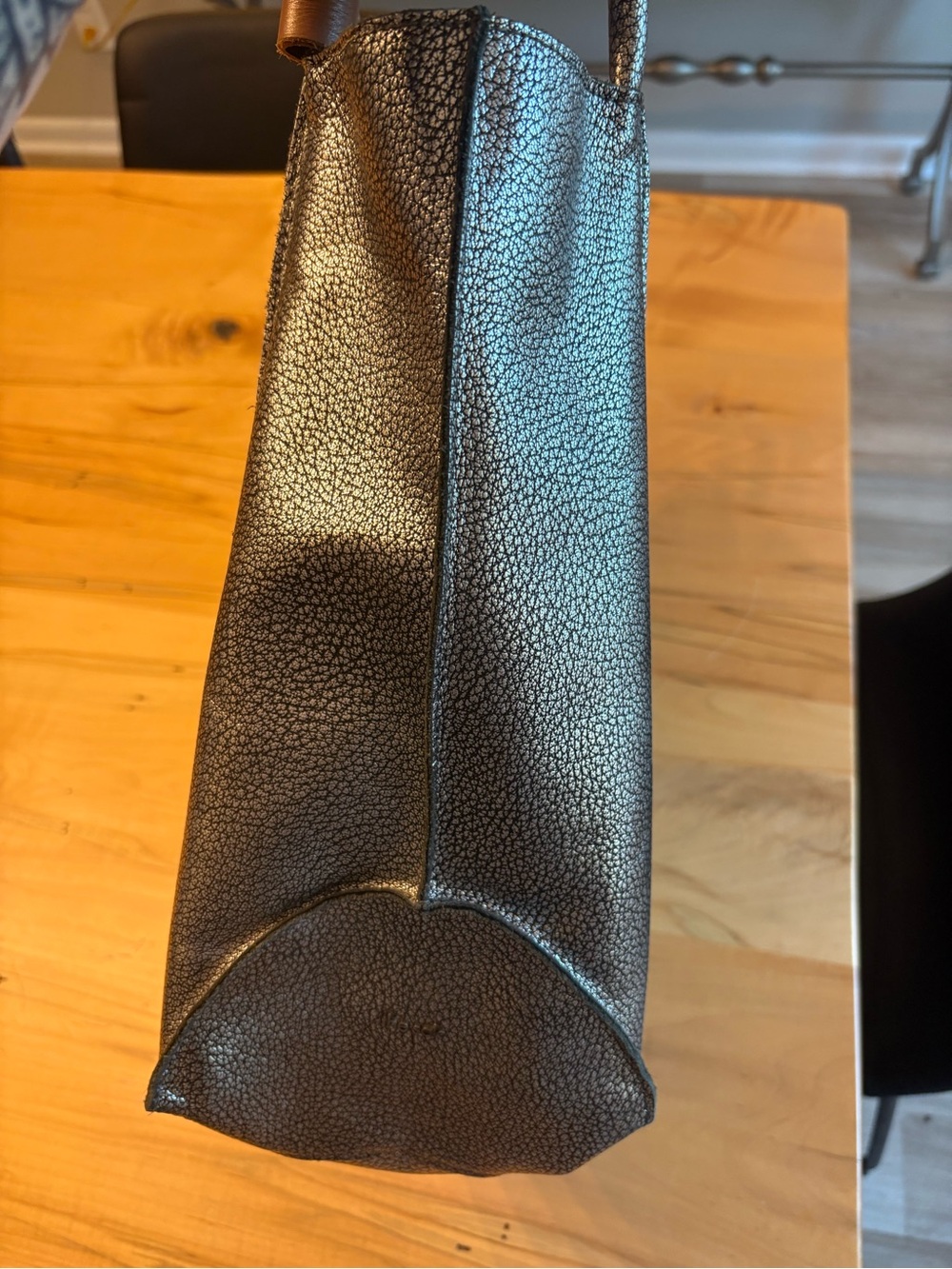 The Sak Los Feliz Large Tote Bag, Metallic Silver - Picture 4 of 16